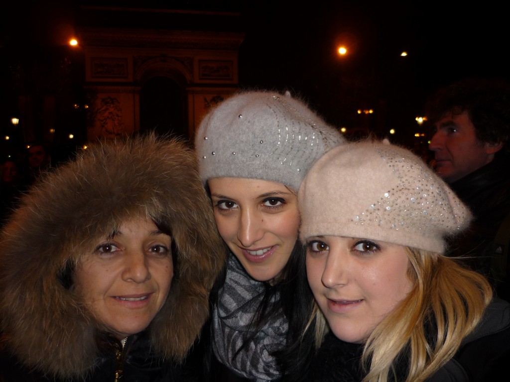 On the Champs Elysees for NYE