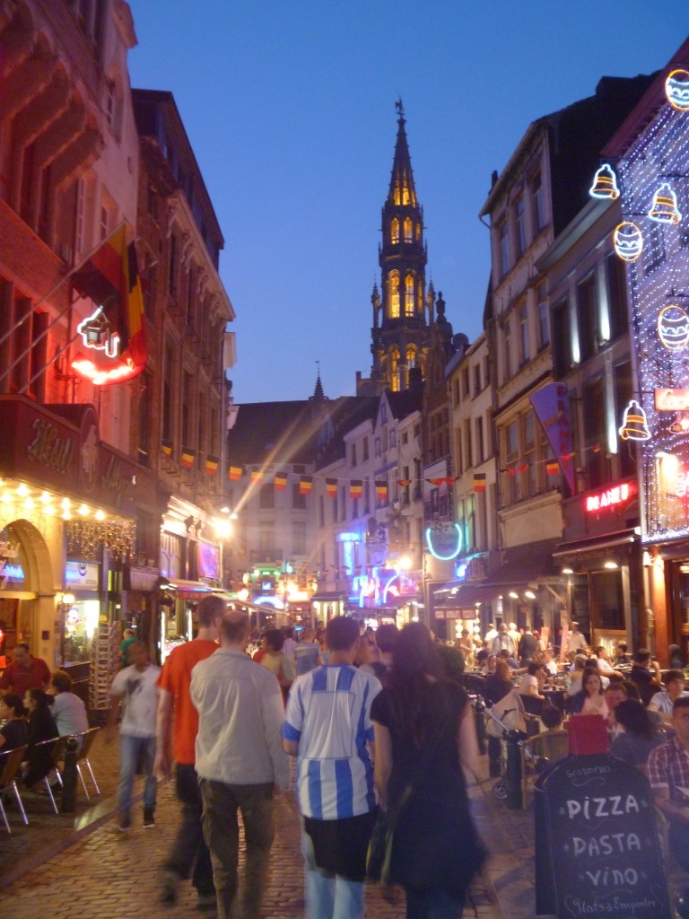 Alfresco dining Belgium style