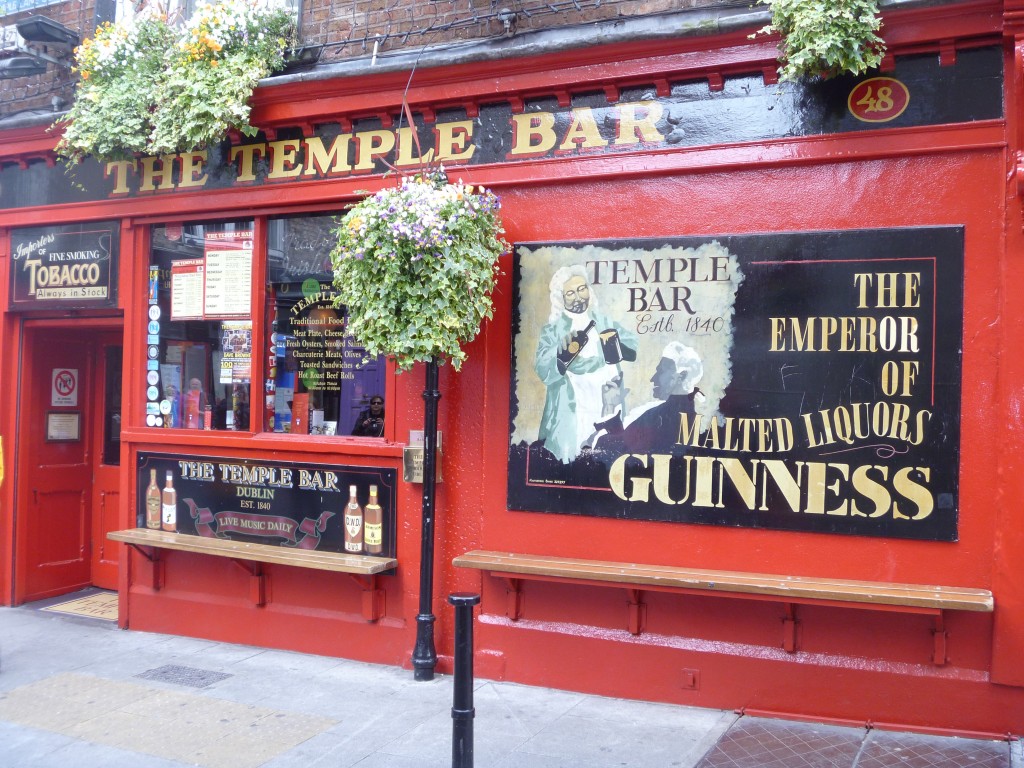 The famous Temple Bar