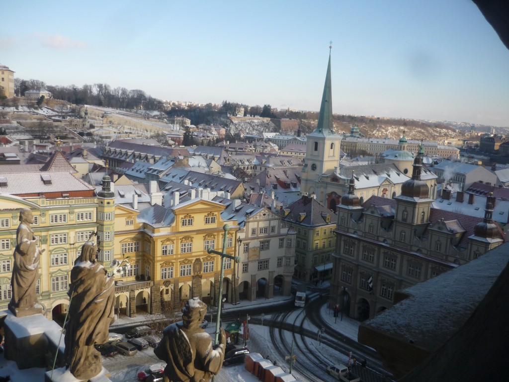 View over Prague from St Nicholas Cathedral