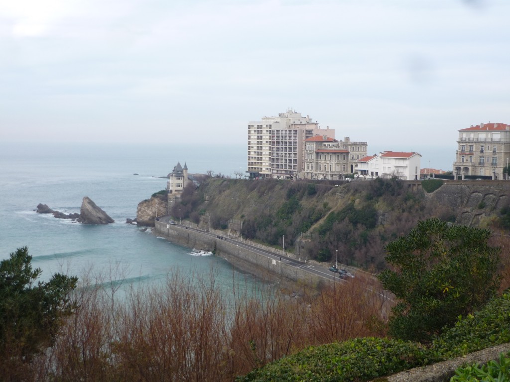 Biarritz coastline