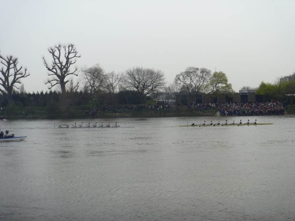 Oxford ahead of Cambridge