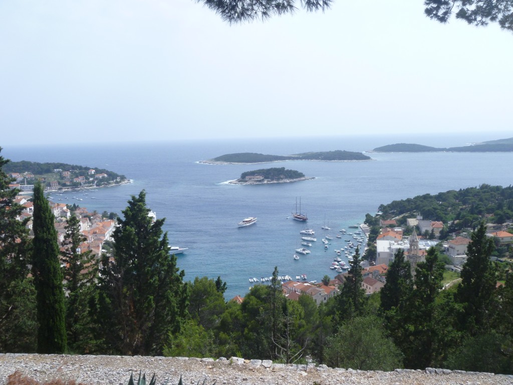 Overlooking Hvar