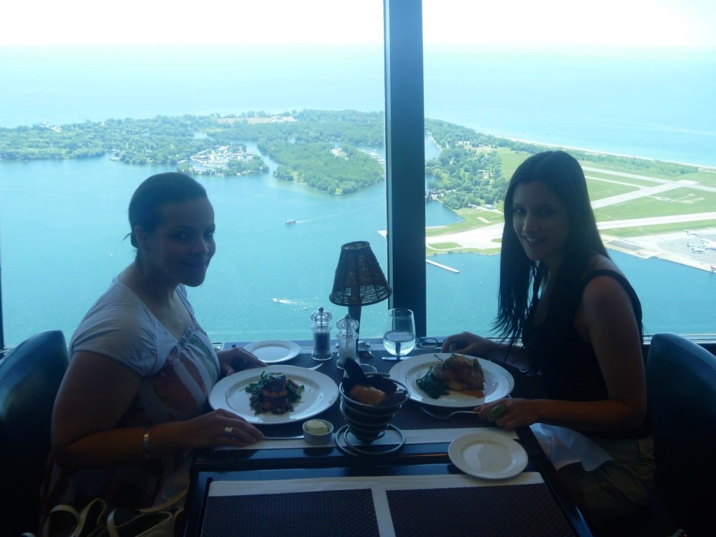 Birthday lunch at 360 restaurant overlooking Toronto