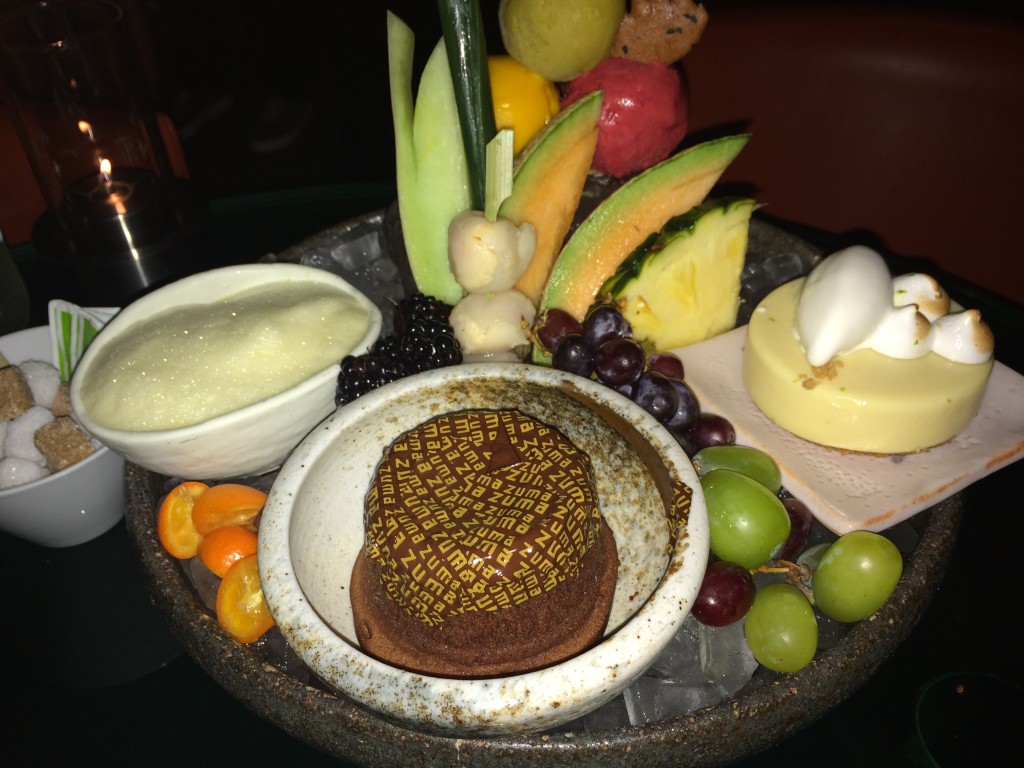 Dessert Platter at Zuma Miami