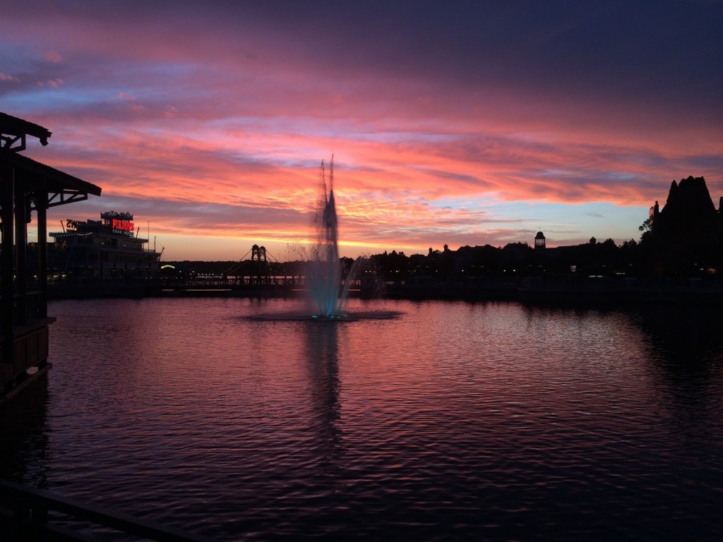 Amazing Downtown Disney sunset