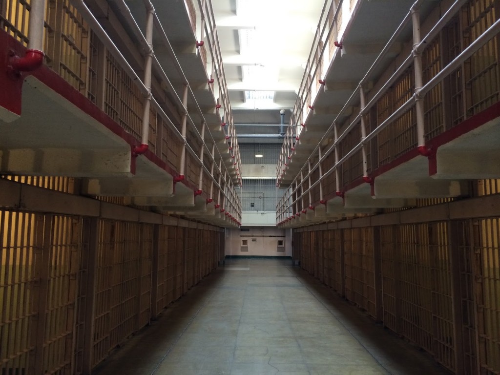 Alcatraz prison cells