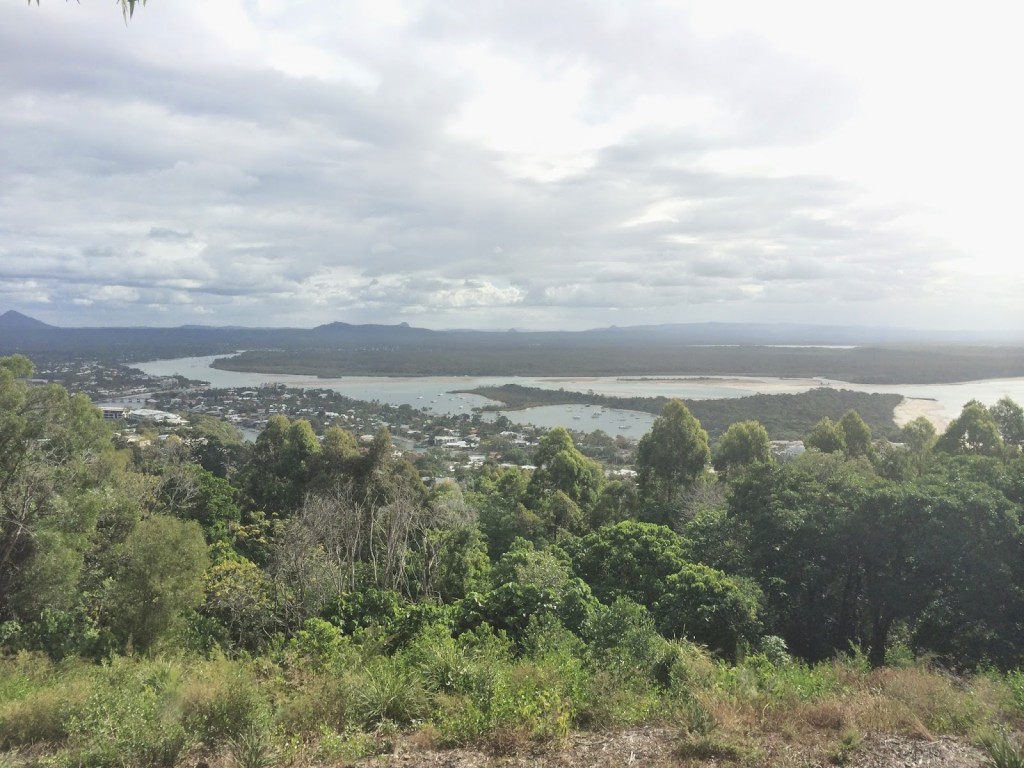 The lookout at Noosa National Park