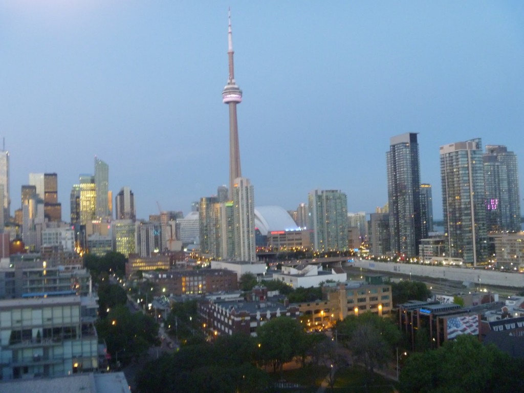 Toronto from a rooftop bar