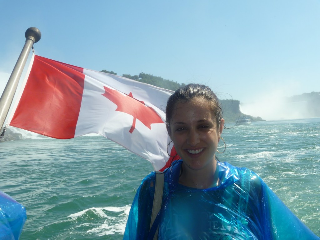 Soaked on the Maid of the Mist tour