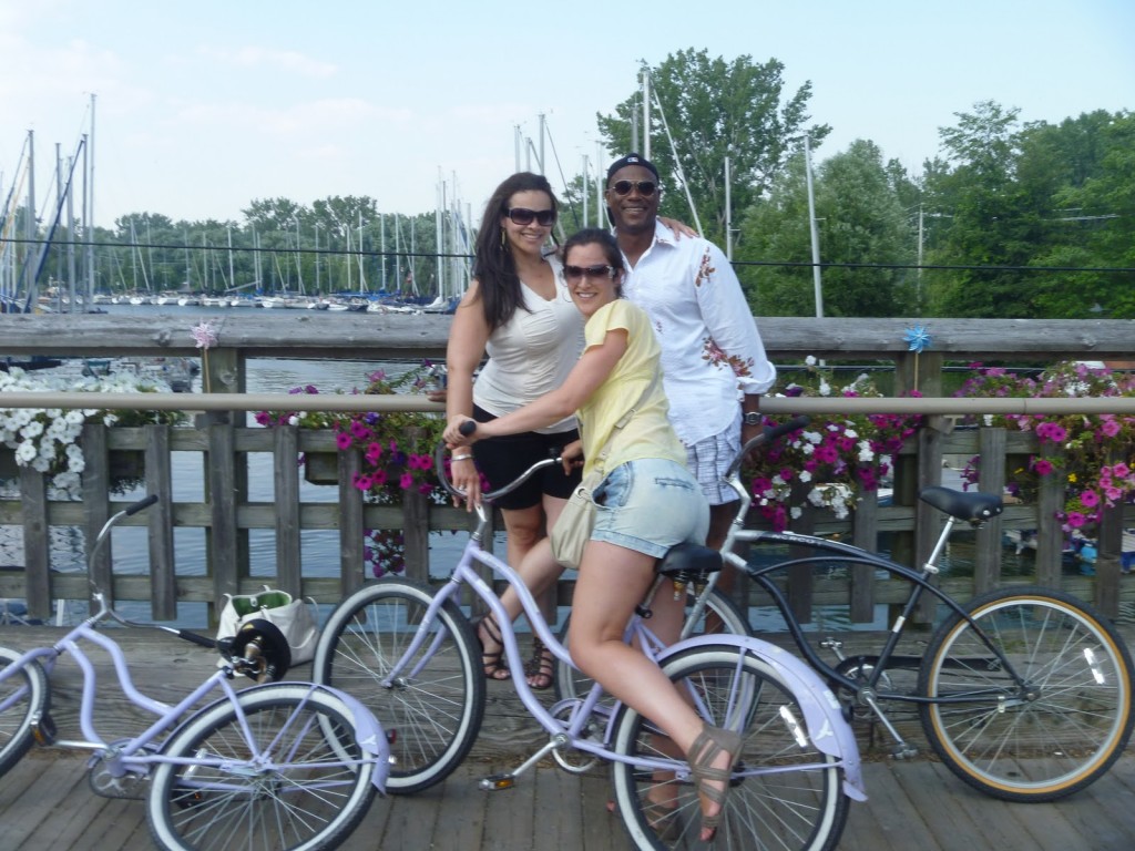 Bike riding at Centre Island