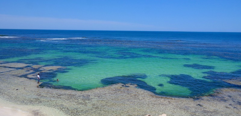 Beautiful swimming holes at Point Louise