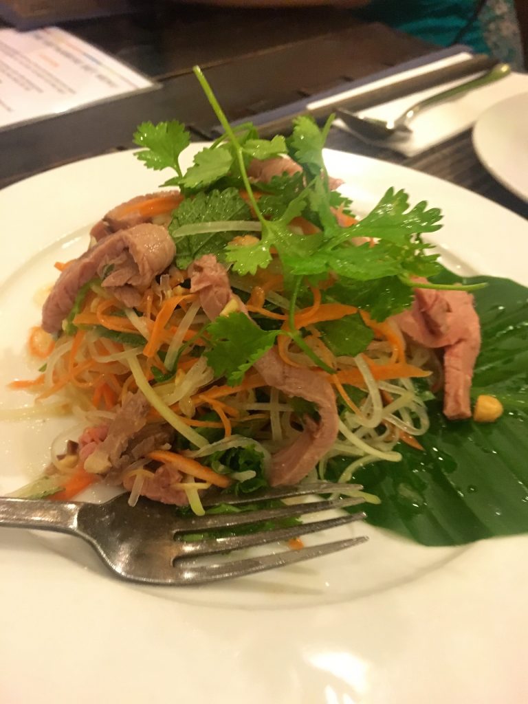 Beef Papaya Salad