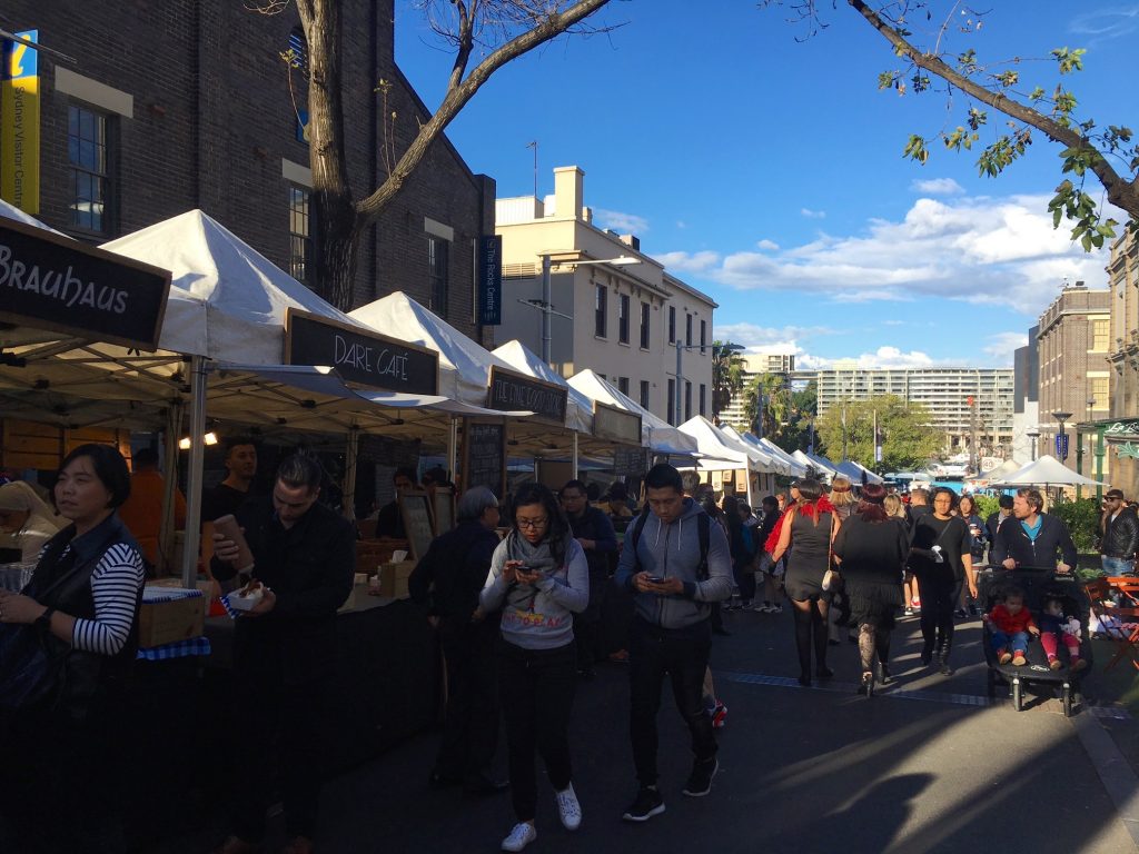 The Rocks markets